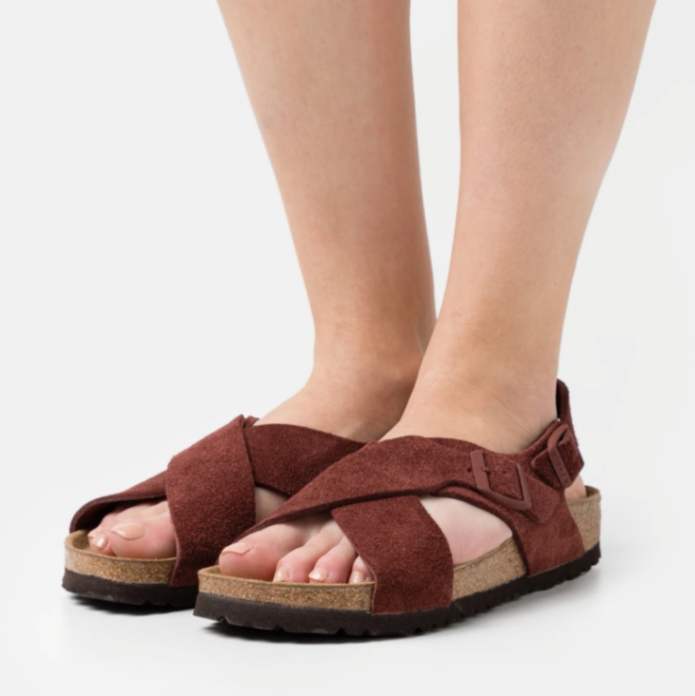 Women's Suede Birks in Brown